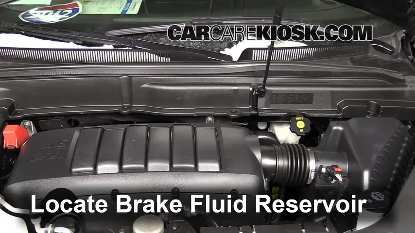 2012 GMC Acadia SLE 3.6L V6 Brake Fluid Add Fluid